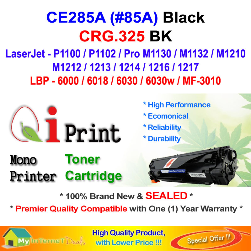 Qi Print HP CE285A 85A P1102 M1132 CRG 325 Toner Compatible * SEALED *