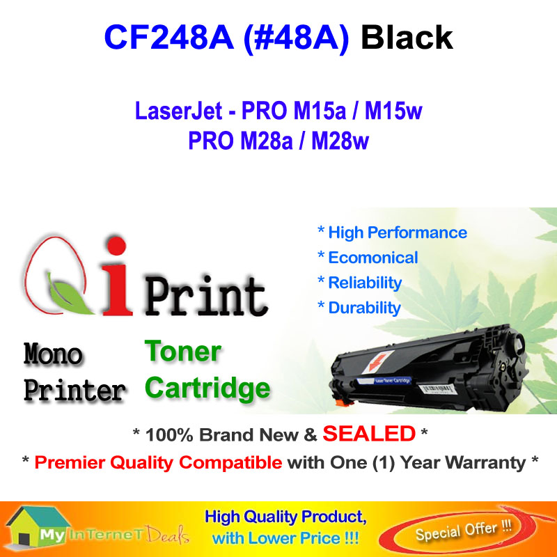 Qi Print HP CF248A 48A M15 M28 Toner Compatible * NEW SEALED *