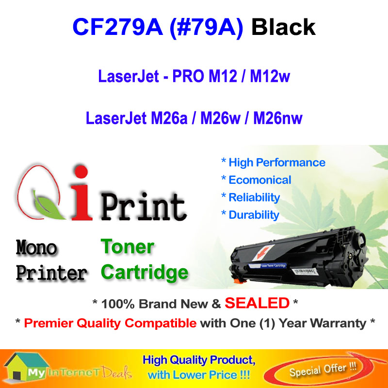 Qi Print HP CF279A 79A M12 M26 Toner Compatible * NEW SEALED *