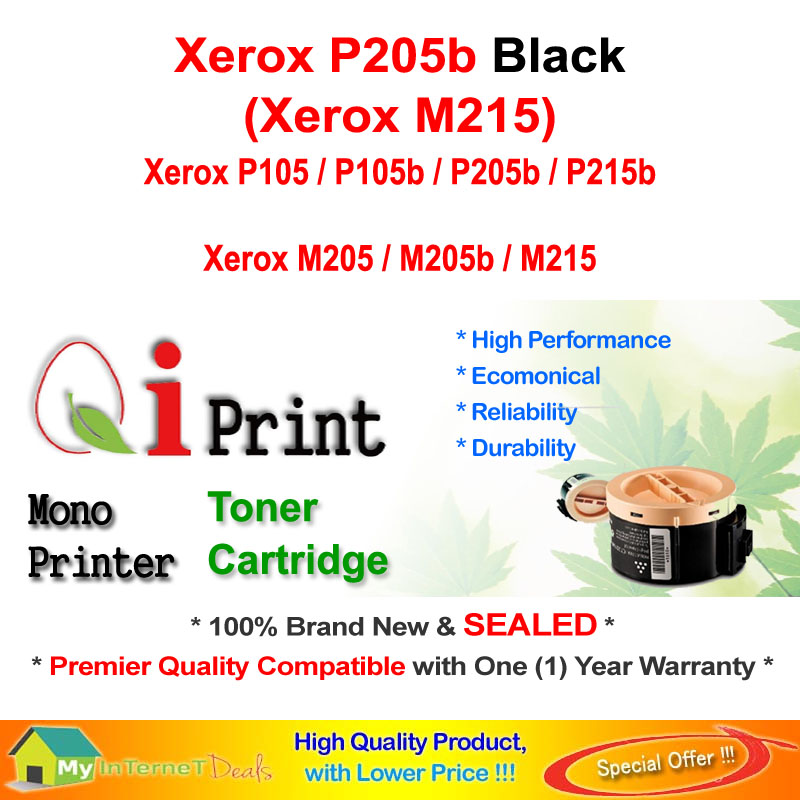 Qi Print FUJI Xerox P205 215 M205 215 Toner Compatible * NEW SEALED *