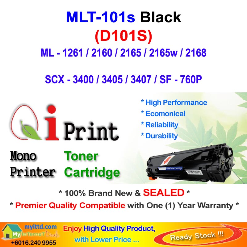 Qi Print D101 D101S MLT-101S Toner Compatible * NEW SEALED *