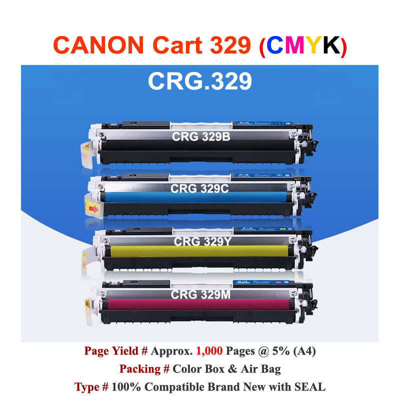 Qi Canon CRG 329 Color Toner LBP 7018 7518 Compatible Color Toner