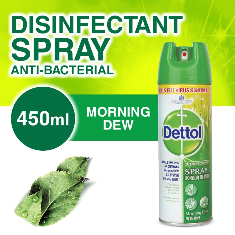 Dettol Spray Morning Dew 450ml