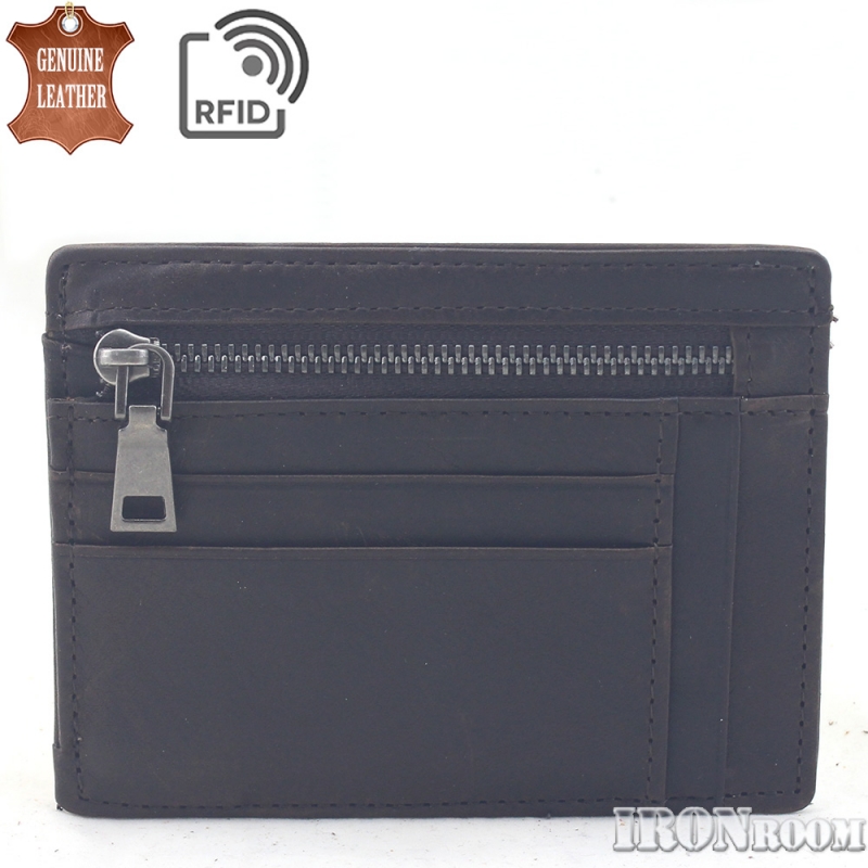 Ironroom RFID Travel Leather Card Holder RQWK056