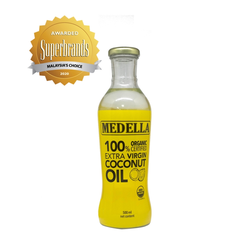 MEDELLA ORGANIC EXTRA VIRGIN COCONUT OIL 500ml