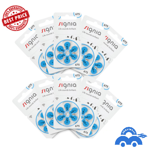 10 Packs size 675 Siemens Signia hearing aid battery batteries New [Ready Stock]