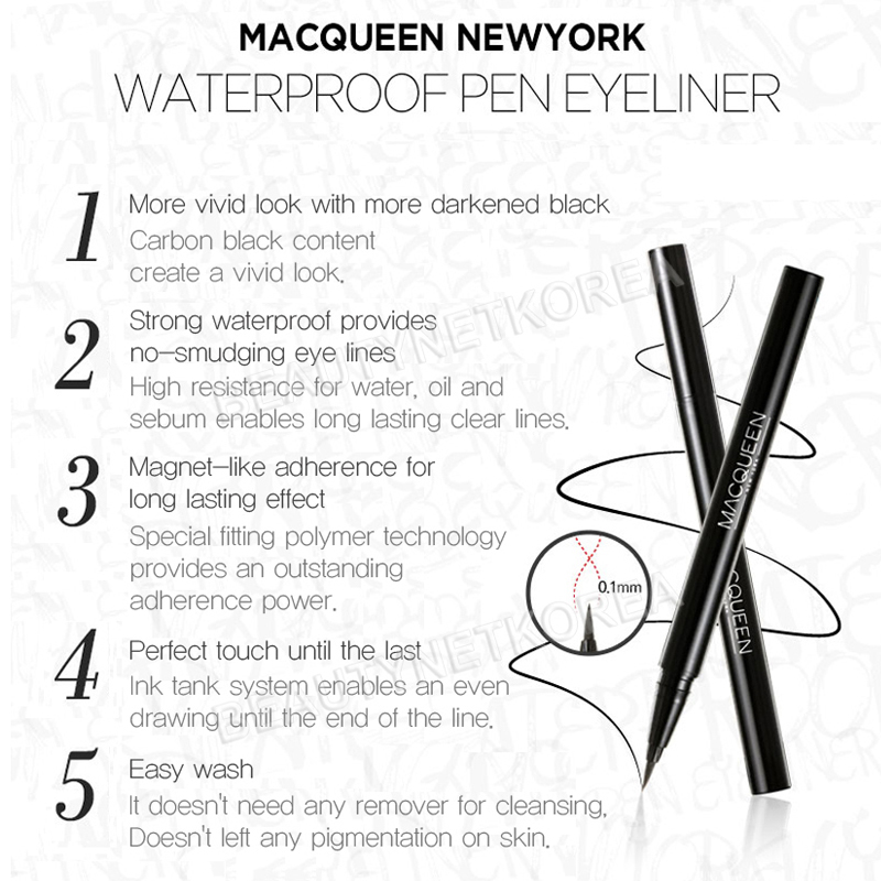 MacQueen Waterproof Pen Eyeliner