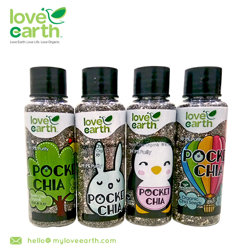 Love Earth Organic Pocket Chia 4 in 1 (28g x 4)