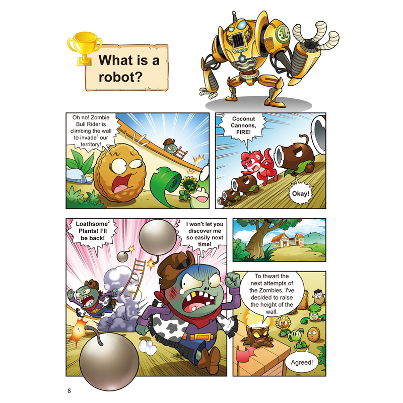 Plants vs Zombies 2 ● Questions & Answers Science Comic: Robots - Why is the Robot Combat League Held?