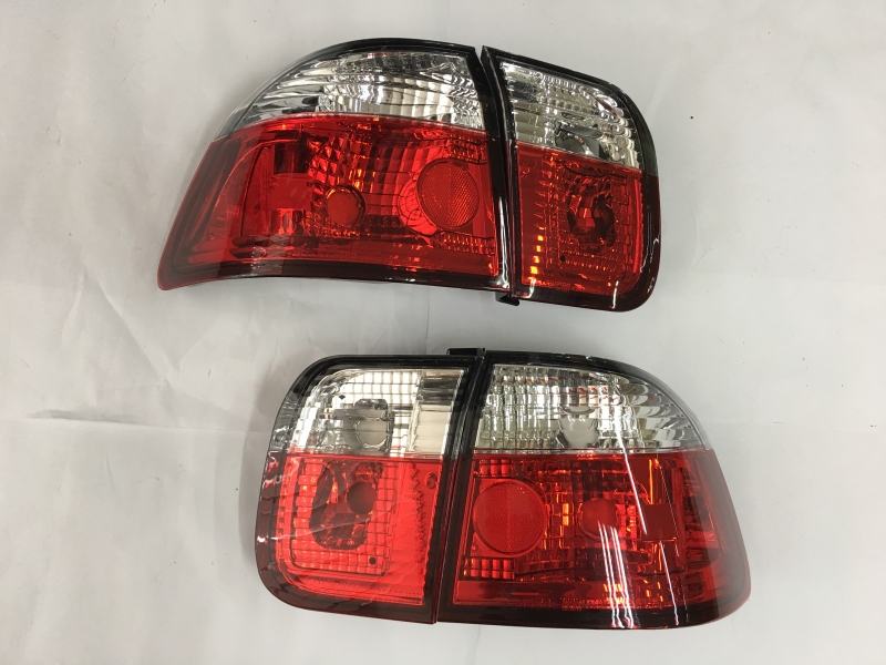 Honda Civic EK Tail Light 96-98 4Door Red/Crystal