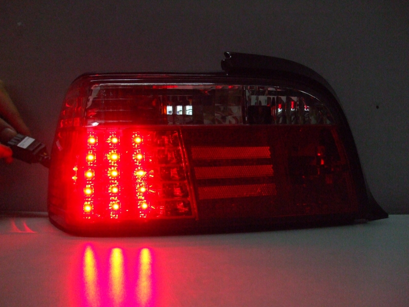 BMW E36 Tail Light 92-98 Coupe 2Door LED Red/Clear
