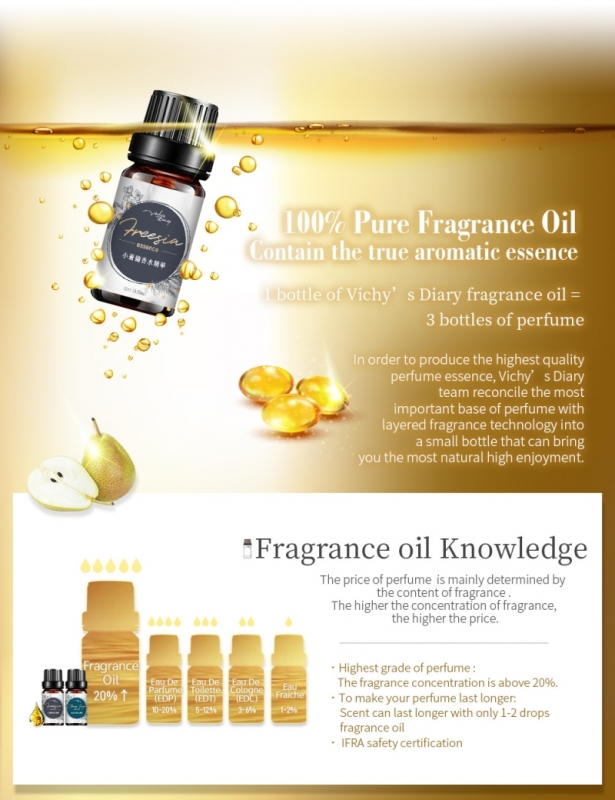 Vichy's Diary Freesia 100% Pure Fragrance Oil