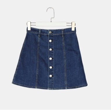 European and American Style Skirt(blue)