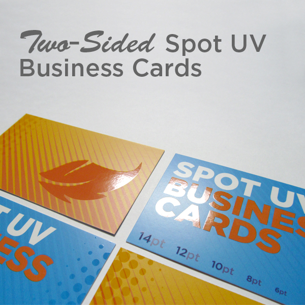 UV Spot 2 Side Name Card / Matt Lamination