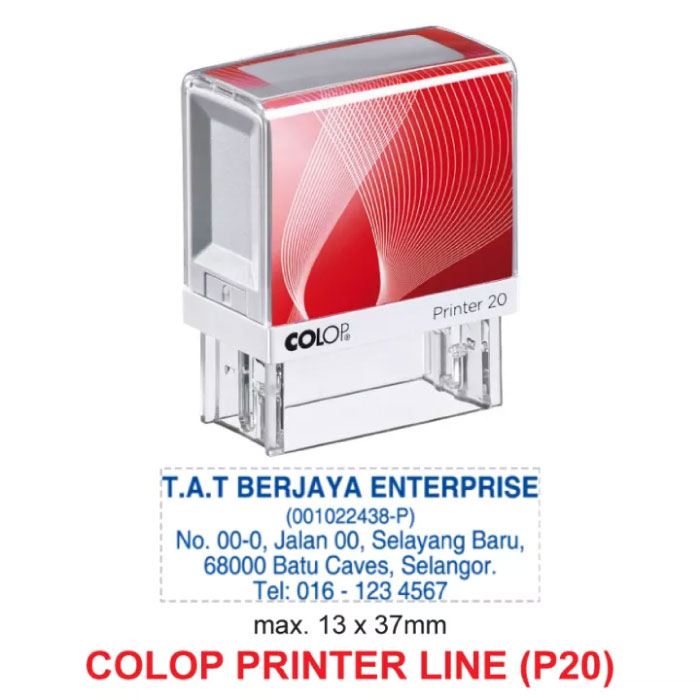 COLOP P20 / Self Inking Stamp