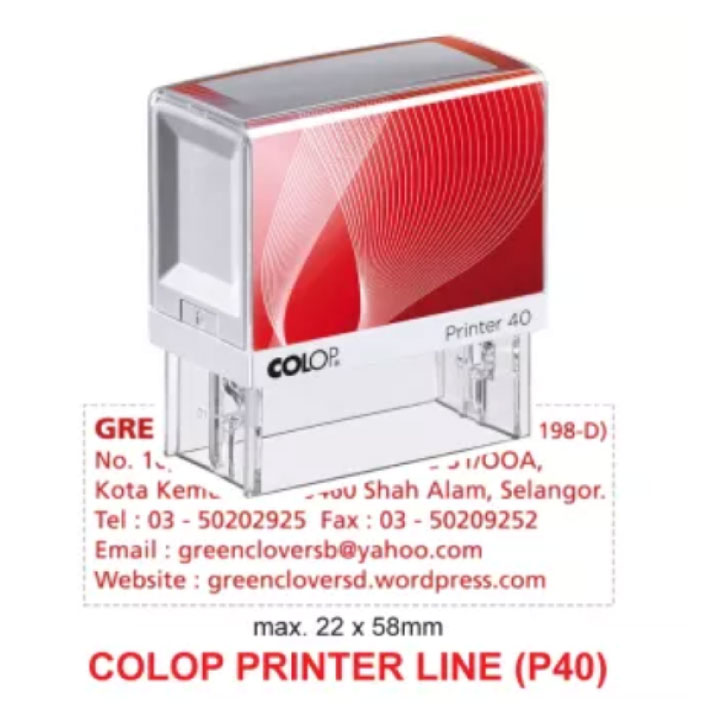 COLOP P40 / Self Inking Stamp