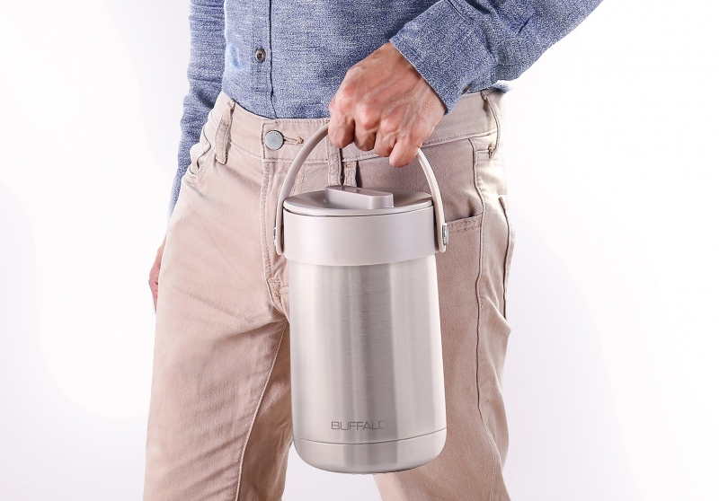 Buffalo 3 Layer Stainless Steel Vacuum Lunch Box