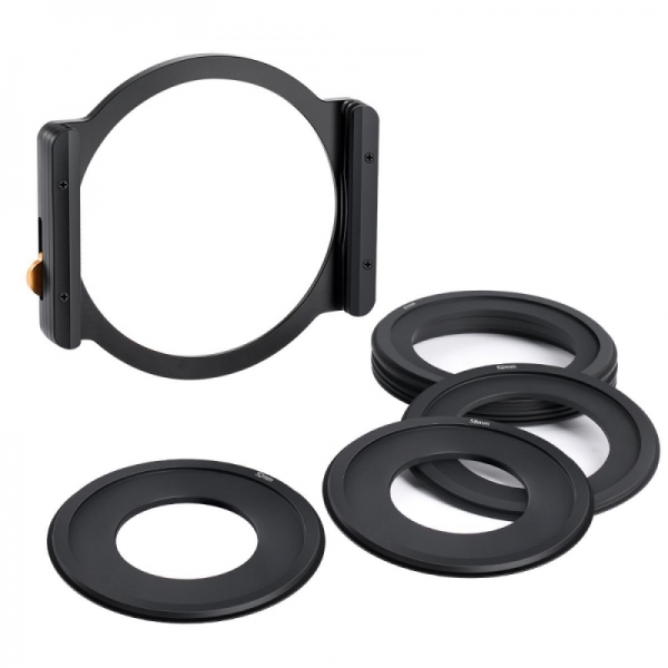 K&F TT100 Square Filter Metal Holder + 7pcs Adapter Rings For DSLR