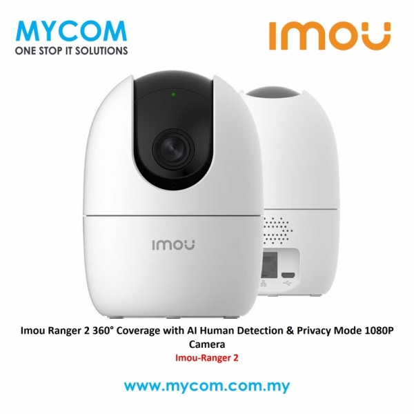 [3 Hour Delivery] Imou Ranger 2 360 Coverage with AI Human Detection and Privacy Mode 1080P Camera