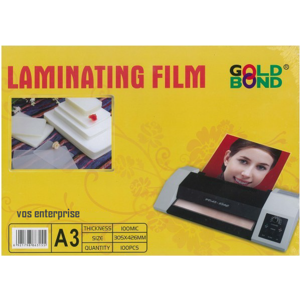 A3 SIZE Laminating Film (305x426mm) - GOLDBOND