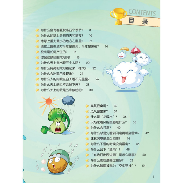 植物大战僵尸2 你问我答科学漫画 地理卷 你见过绿色的太阳吗