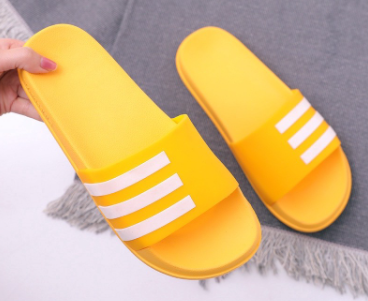 Yellow 3D Stripes Summer Sandal and 2 Way Backpack Bundle Set