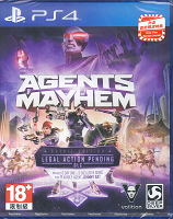 PS4 Black Street Agent Agents of Mayhem