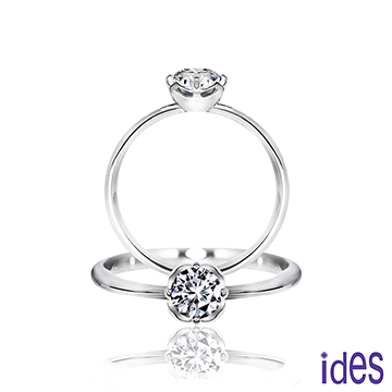 (ides)Ides loves Japanese light fashion design 32 points F / SI2 diamond ring / bloom beautiful (#9)