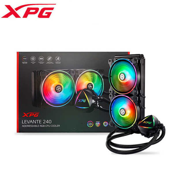 (XPG)XPG LEVANTE 240 ADDRESSABLE RGB CPU COOLER