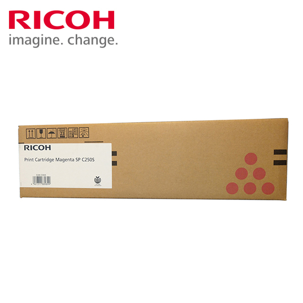 (RICOH)RICOH 407549 SP C250S Toner Cartridge - Red 1600 Sheets (TNSP C250SM)