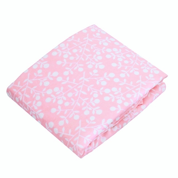 (Kushies)Canada kushies cotton lint cot bed bag -60x120cm pink pattern