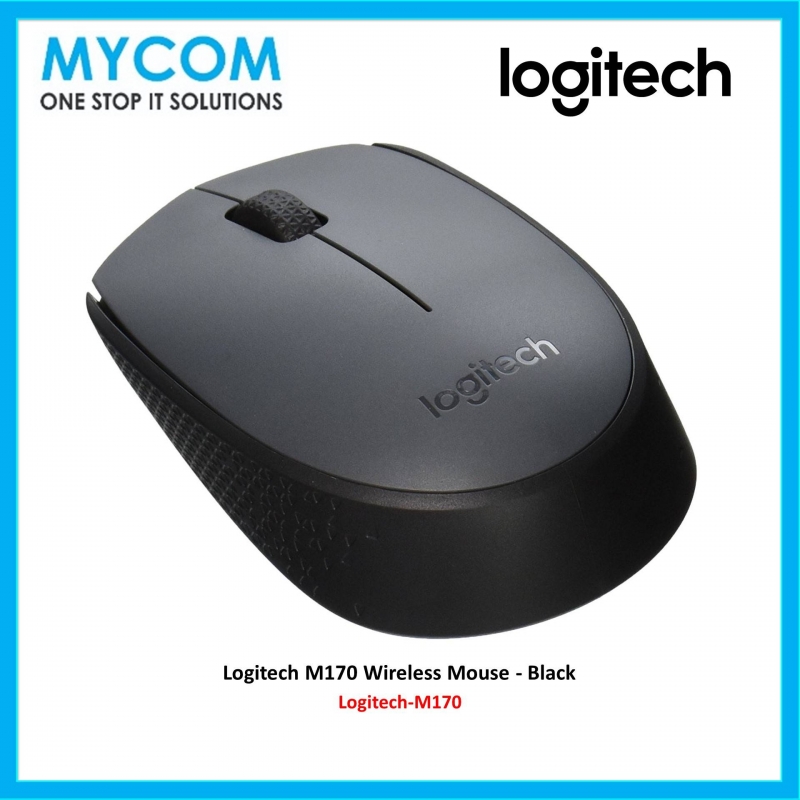 Logitech M170 Wireless Mouse - Black (Original)