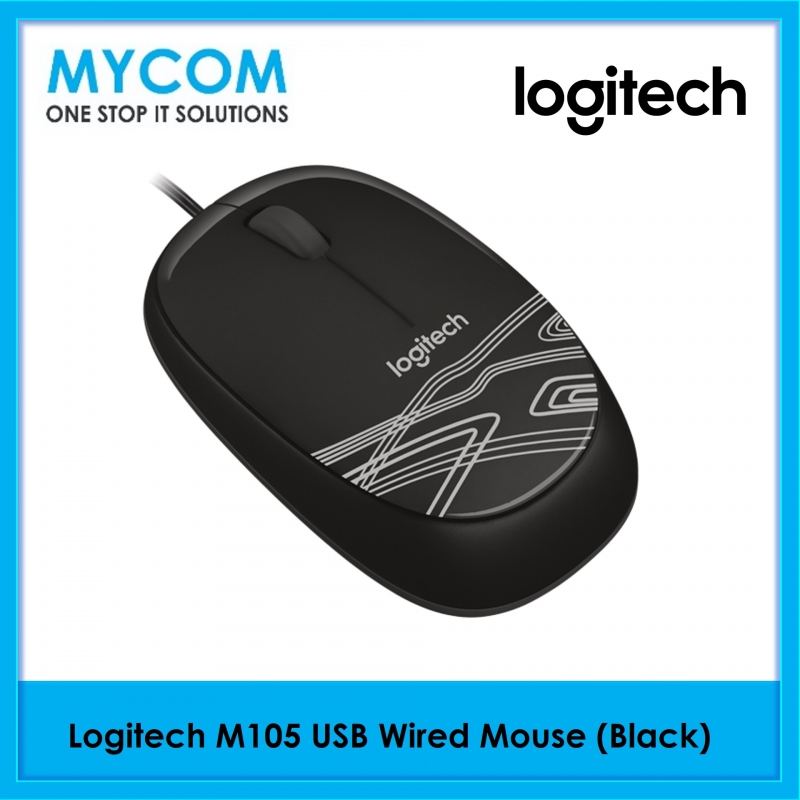 Logitech M105 Mouse - Black