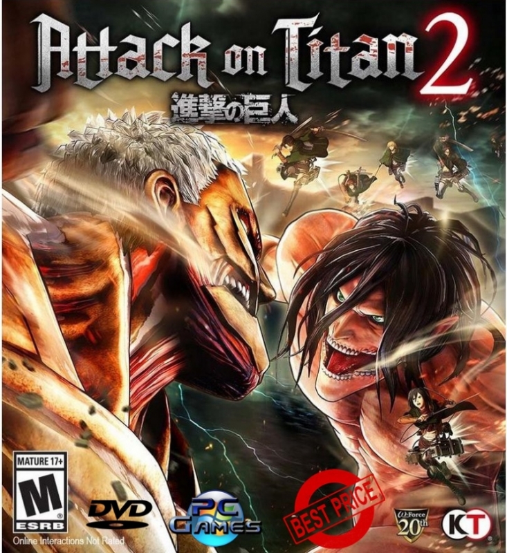 A.O.T.2 - Attack on Titan 2 - 進撃の巨人２ Offline with DVD [PC Games]
