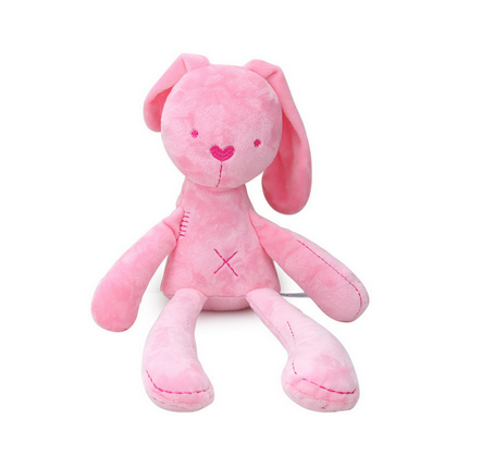 M-New toy comfort plush toy baby toy rabbit plush doll pink