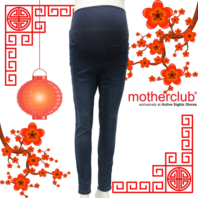 Maternity Jeans in Navy by motherclub®