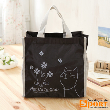 (HotCat)HotCat spicy cat leisure small bag lunch bag (fashion black) 7800-179-NO.37