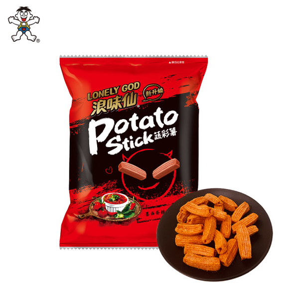 【Want Want】LONELY GOD Lang Wei Xian (Mexican Spicy Flavor) 86g (2pcs/set)