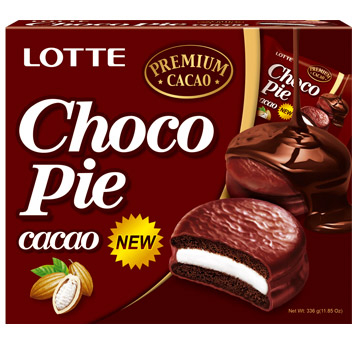 LOTTE Dark Chocolate Pie (12 pieces)