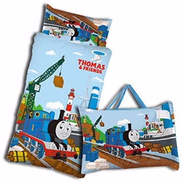 《Thomas歡樂湯瑪士-港口篇》兒童睡袋(4X5尺)
