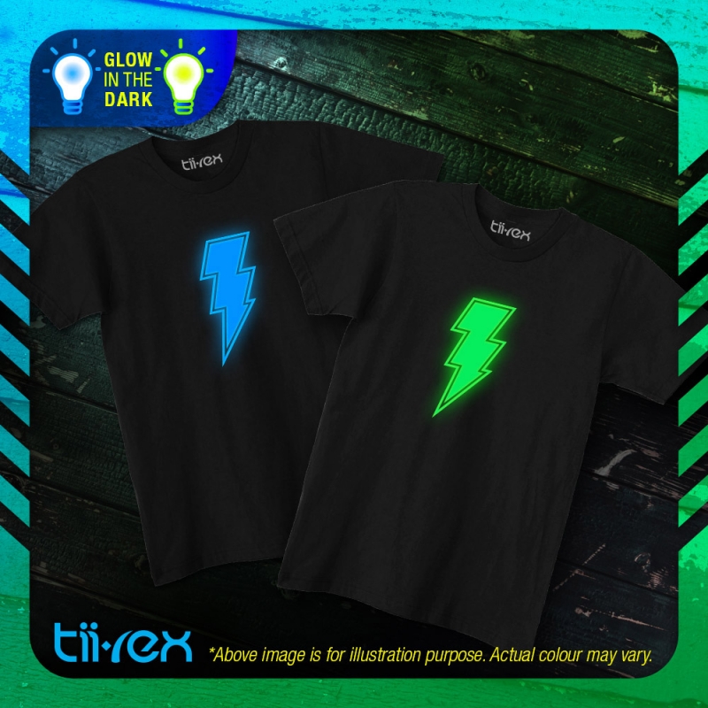 Comics Power Hero Shah’Zem Blue & Green Glow In Dark Unisex Round Neck Cotton T Shirt