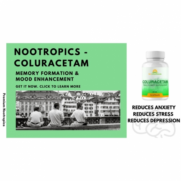 Nootropic (Coluracetam 20mg) 15 capsules/bottle