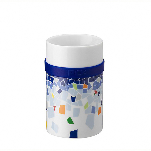[PO: Selected] Danish double ceramic mug 250ml (mosaic tiles)