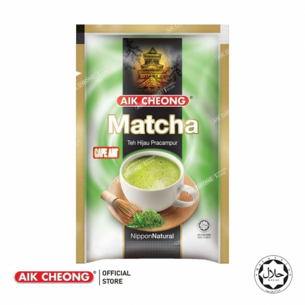 AIK CHEONG Cafe Art 3in1 300g (25g x 12 sachets) - Matcha