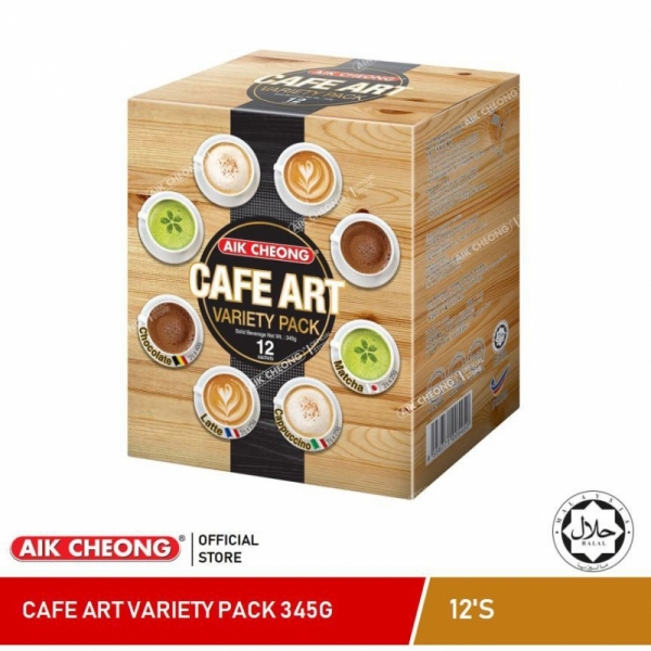 AIK CHEONG Cafe Art 345g (12 sachets) - Variety Pack