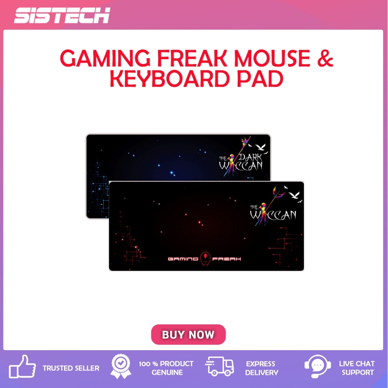 Gaming Freak The Dark Wiccan Mouse & Keyboard Pad