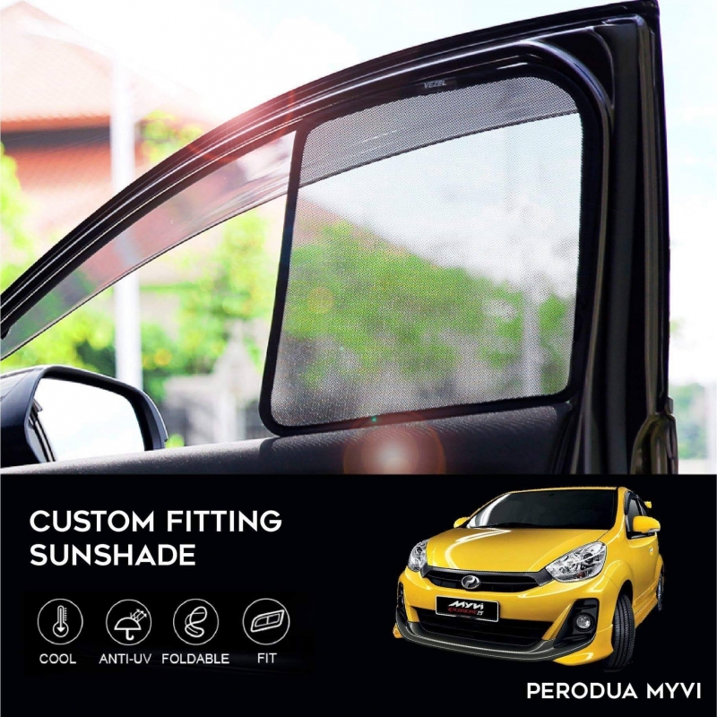 OEM Magnet Sunshade Perodua Myvi lagi best 2012-2016 ( 4pcs)