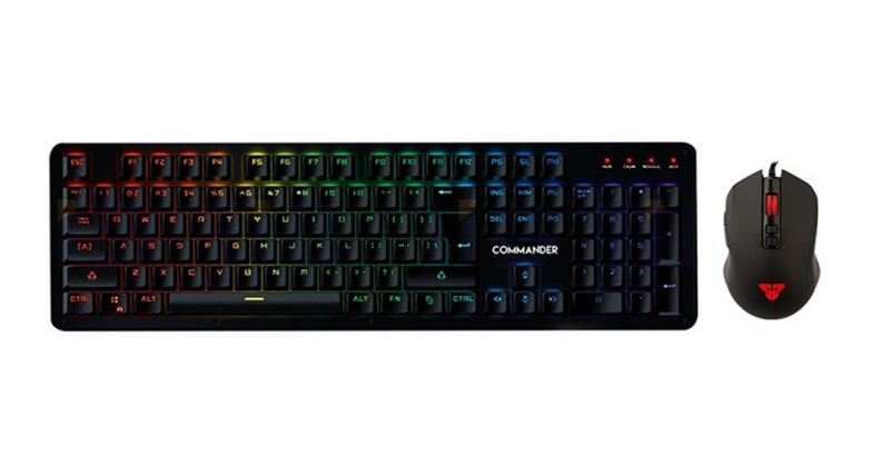 Fantech MVP-861 Commander Macro RGB Mechanical Gaming Keyboard & Mouse