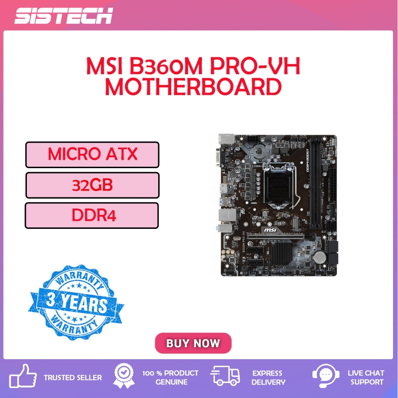 MSI B360M PRO-VH Motherboard