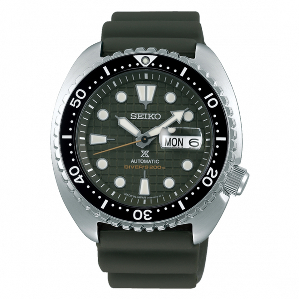 SEIKO PROSPEX Ceramic Bezel Mechanical Rubber Diving Watch 4R36-06Z0G ...